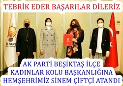 AKP Beşiktaş'ta Giresun'lu Başkan 