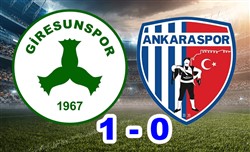 Giresunspor 1 - Ankaraspor 0
