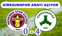 Menemenspor 0 - Giresunspor 4